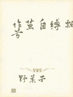 作茧自缚 飘阿兮