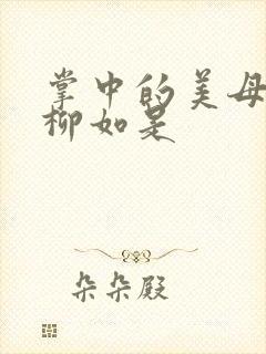 掌中的美母版主柳如是