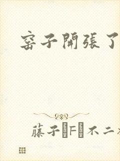 窑子开张了封面