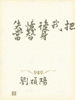 失忆后我把渣攻当替身封面