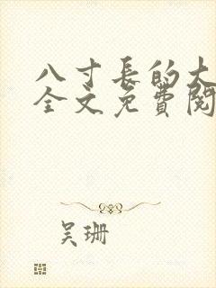 八寸长的大宝贝全文免费阅读封面