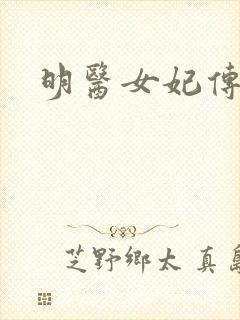 明医女妃传封面