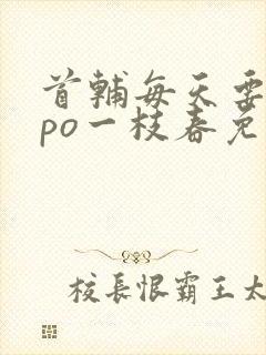 首辅每天要不够po一枝春免费阅读