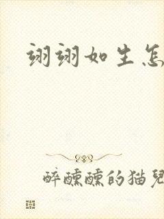 翊翊如生怎么读封面