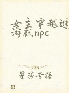 女主穿越进18游戏npc