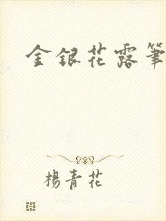 金银花露笔趣阁