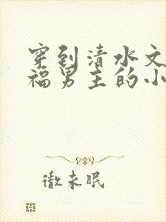 穿到清水文里造福男主的小说