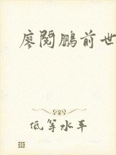 廖阅鹏前世今生