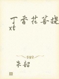 丁香花菩提树txt