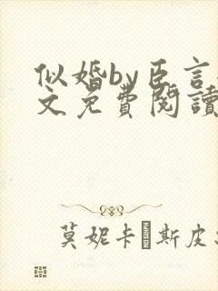 似婚by臣言全文免费阅读笔趣阁封面