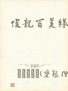 俊龙百美缘小说