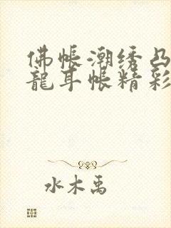 佛帐潮绣凸浮双龙耳帐精彩片段