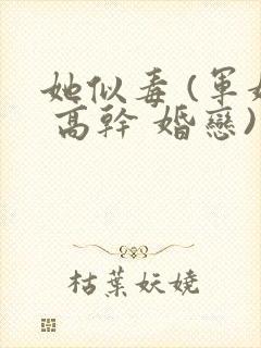 她似毒 (军婚 高干 婚恋)完结