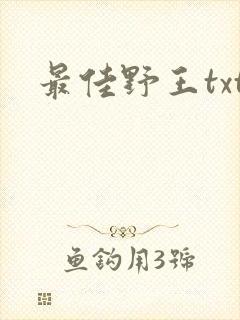 最佳野王txt