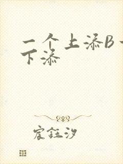 一个上添B一个下添