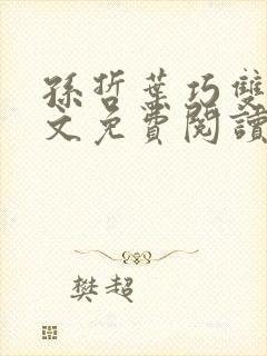 孙哲叶巧双修全文免费阅读笔趣阁封面