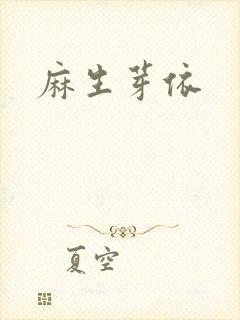 麻生芽依封面