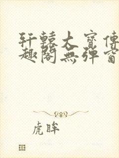 轩辕大宝传奇笔趣阁无弹窗