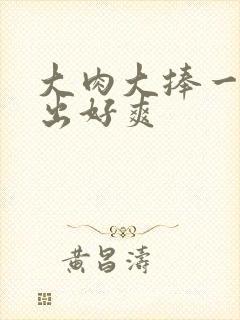 大肉大捧一进一出好爽