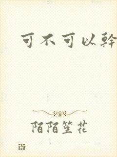 可不可以干湿你