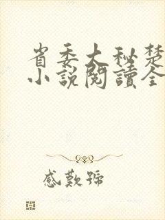 省委大秘楚东恒小说阅读全文