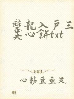 双龙入户三人行夹心饼txt封面