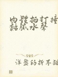 肉体拍打撞击出黏腻水声