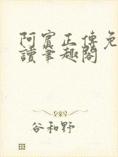 阿宾正传免费阅读笔趣阁