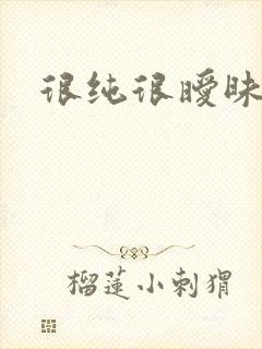 很纯很暧昧小说