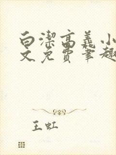 白洁高义小说全文免费笔趣阁在线阅读封面