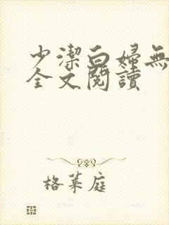 少洁白妇无删减全文阅读封面