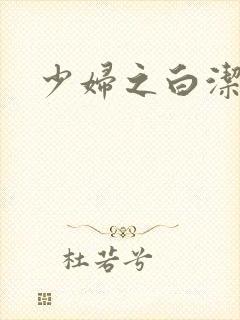 少妇之白洁封面