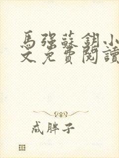 马强苏钥小说全文免费阅读最新章节