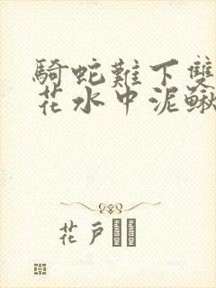 骑蛇难下双金银花水中泥鳅双男主