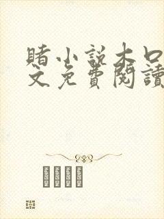 赌小说木口银全文免费阅读笔趣阁