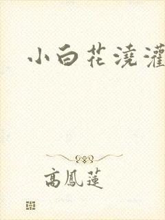 小白花浇灌日常封面