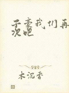 子豪我们再做一次吧