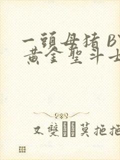 一头母猪 BY 黄金圣斗士