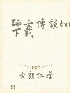 师士传说txt下载