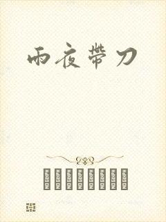 雨夜带刀