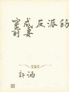 穿成反派的炮灰前妻