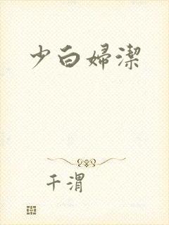 少白妇洁封面