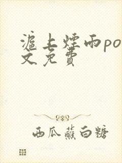 沪上烟雨po全文免费