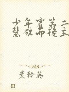 少年宾第二部珏慧破而后立