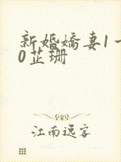 新婚娇妻1一40芷珊