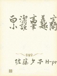 白洁高义完整版小说笔趣阁在线阅读封面