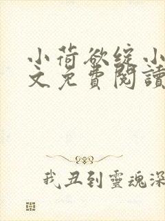 小荷欲绽小说全文免费阅读笔趣阁