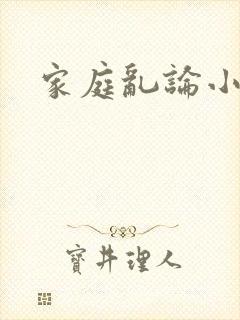 家庭乱论小说封面