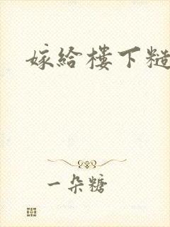 嫁给楼下糙汉后封面