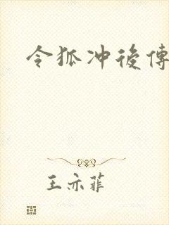 令狐冲后传封面